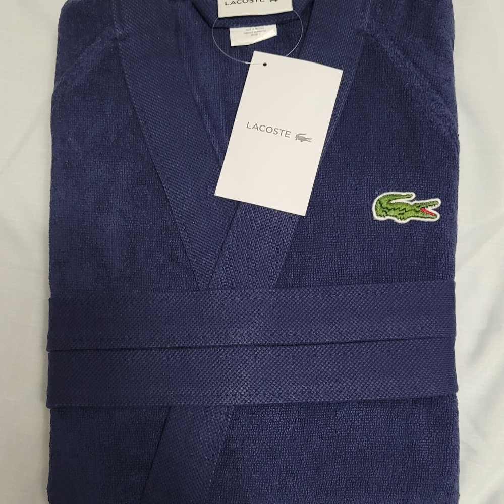 NWT Lacoste Bath Robe for Men & Women